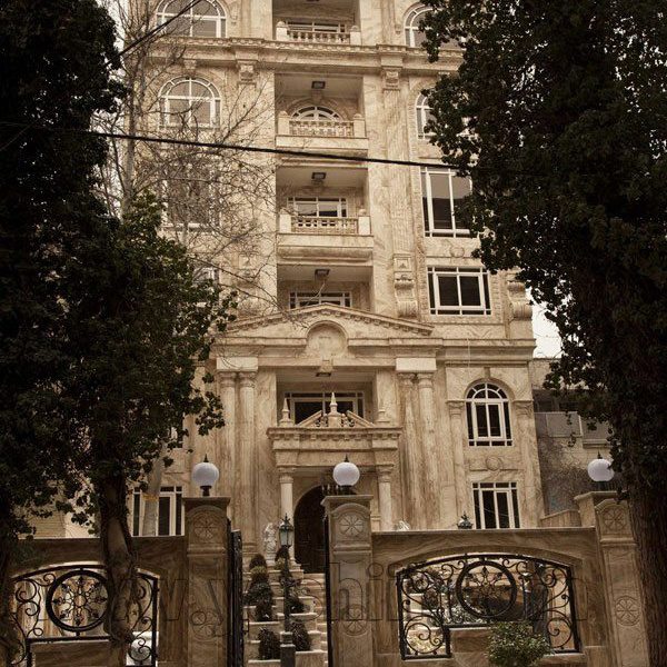 طراحی نمای ساختمان به سبک نمای رومی