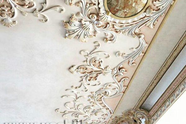 گچبری های کلاسیک - گچبری سقف
