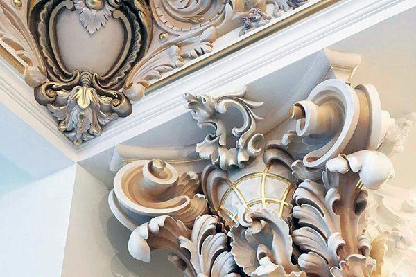 گچبری های کلاسیک - گچبری سقف