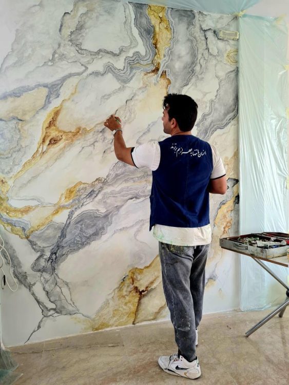 پتینه طرح سنگ - استوکو ) stucco (