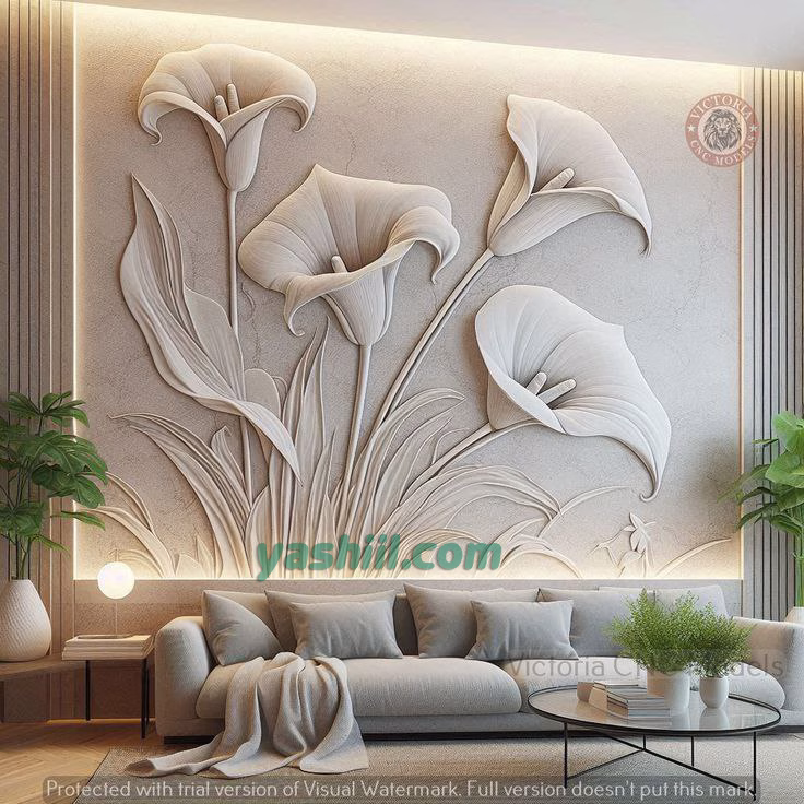 نمونه کار گچبری مدرن